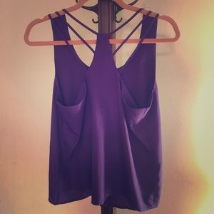 Purple dress tank